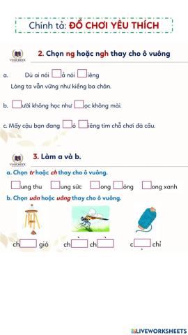 Chính tả - Đồ chơi yêu quý