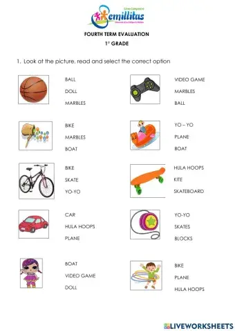 1° Fourth Term Evaluation
