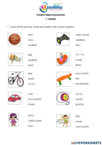 1° Fourth Term Evaluation