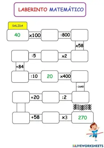 Laberinto matemático