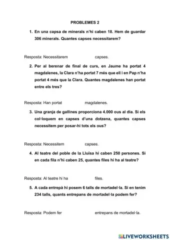 Problemes mates 5è (2)