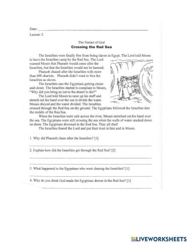 Crossing The Red Sea