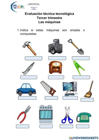 Máquinas simples y compuestas