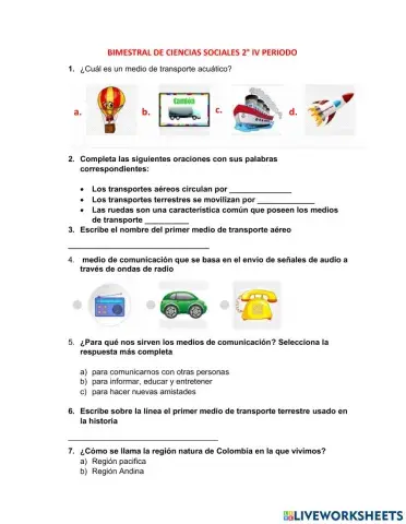 Bimestral 2° iv periodo