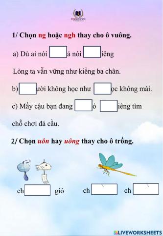 Chính tả tuần 12