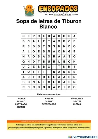Sopa de letras