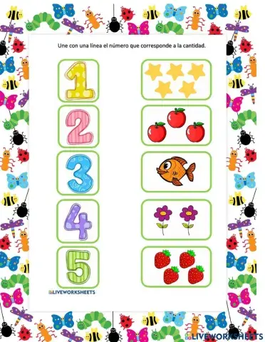 Relación número cantidad