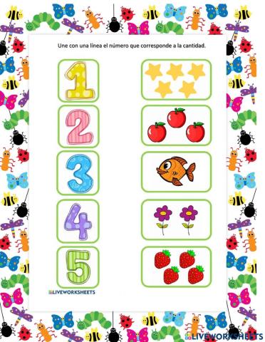 Relación número cantidad