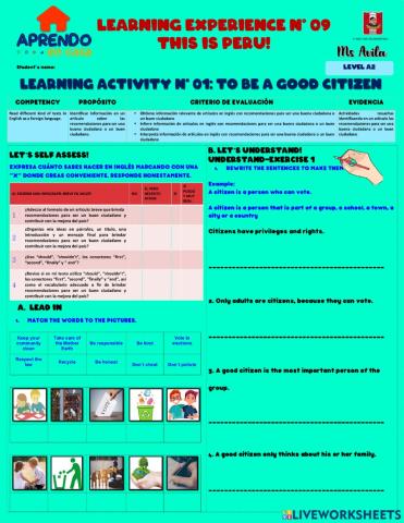 To be a good citizen