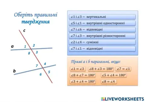 Властивості кутів