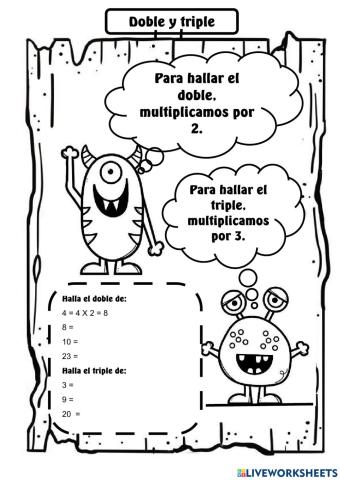 Doble y triple