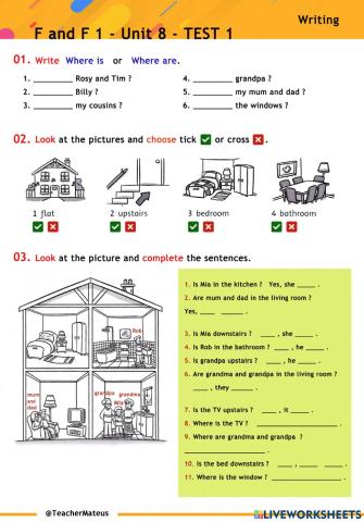FF 1 - Unit 08 - PAGE 1 - Writing