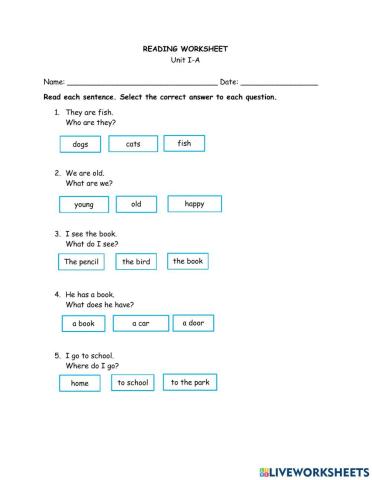 Reading unit i-a