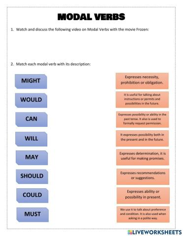 Modal verbs