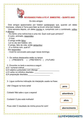 Revisando para a prova