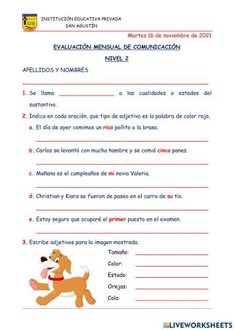 Evaluación mensual de comunicación