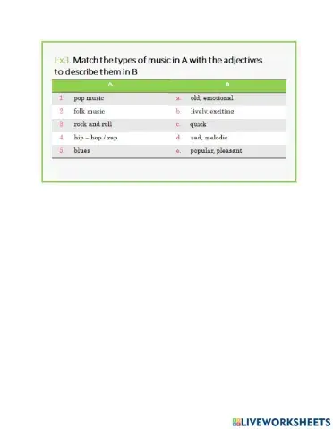 Unit 4 music and art