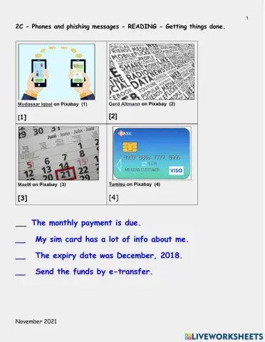 Cell phones & phishing messages