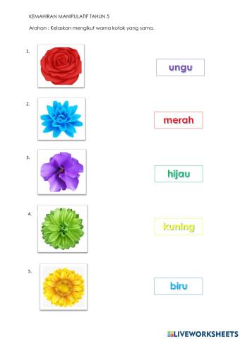 Mengenal warna