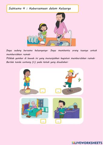LKPD Tema 4 Subtema 4 Pembelajaran 3