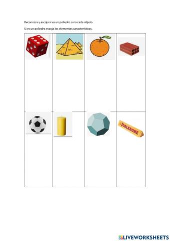 Reconociendo Poliedros