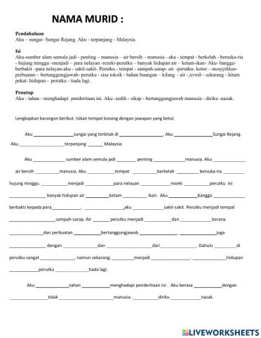 Karangan Pendek Diubahsuai