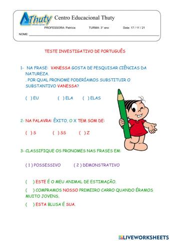 17-11 teste investigativo 3º ano