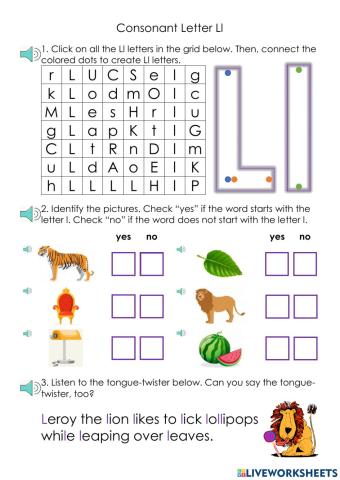 Consonant Letter Ll