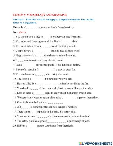 Vocabulary lesson 9- dien tu 3