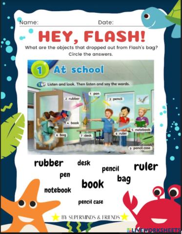 CEFR unit 1 at school