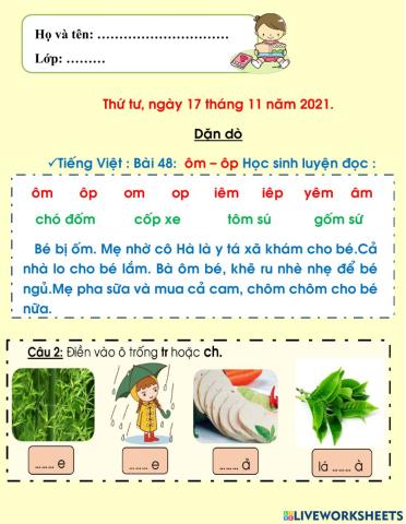 Dặn dò thứ 4
