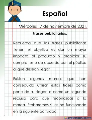 Frases publicitarias.