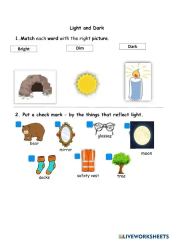 Light-dark-reflection