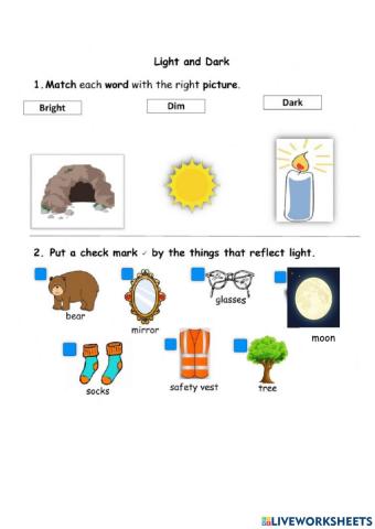 Light-dark-reflection