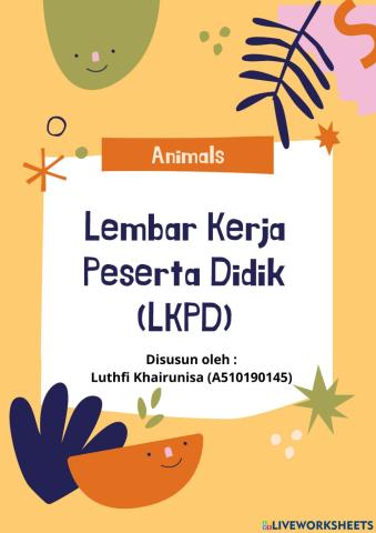LKPD Animals