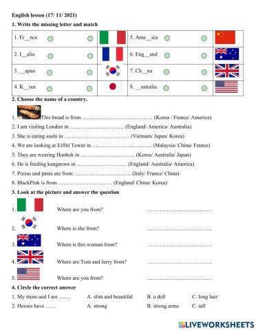 17.11 Group 3 Countries in the world