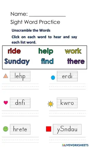 Sight Words