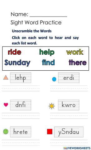 Sight Words