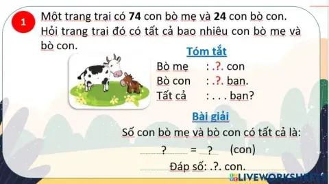 Bài toán giải tiết 1
