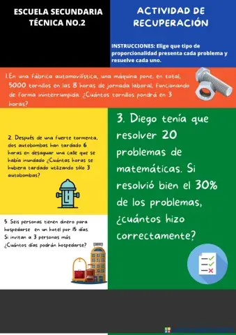Proporcionalidad directa e inversa