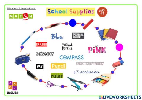 (P08b) School Supplies Match 1