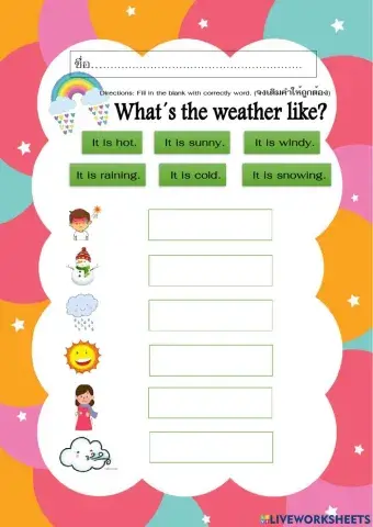 What is the weather like?