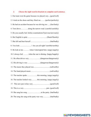 Grade 8 worksheet
