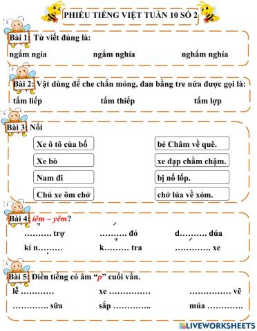 Tiếng Việt tuần 10 số 2