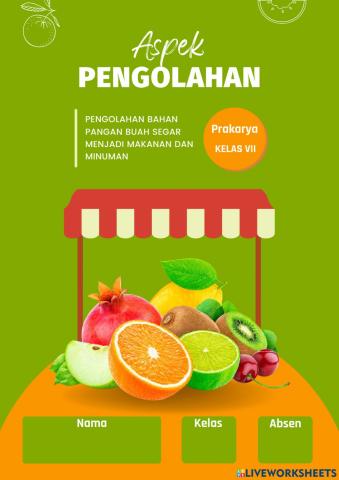 Karakteristik Buah-buahan