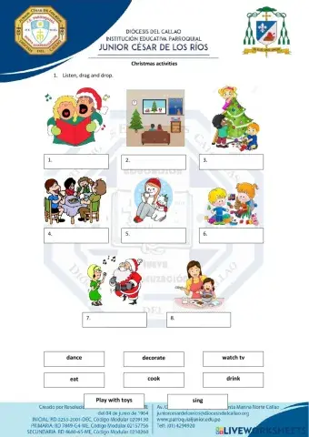 Christmas activities