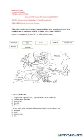 Guía de la segunda guerra mundial