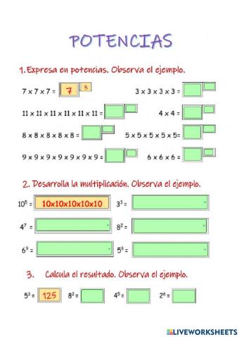 Potencias