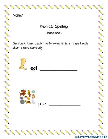 Phonics-Spelling