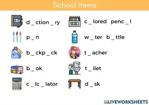 School items